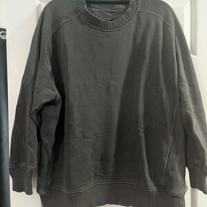 Aerie Charcoal Crewneck Sweater